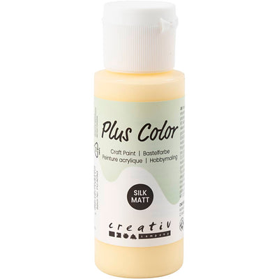 Pintura acrílica Plus color, amarillo claro, 60 ml 1 botella