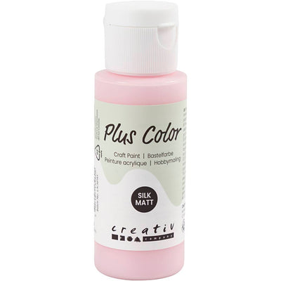 Creativ Company Plus Color Acrylic Paint, rosa suave, 60 ml
