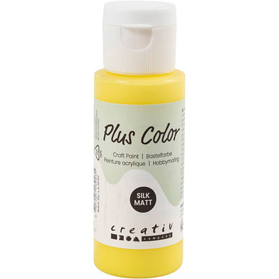 Pintura acrílica Plus color, amarillo primario, 60 ml 1 botella