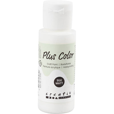 Pintura acrílica Plus color, blanca, 60 ml 1 botella