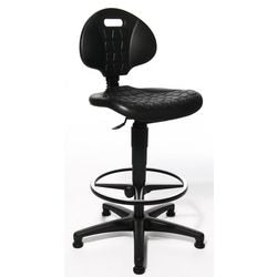 Silla giratoria tec 20 encimera plástico poliuretano 42cm negro