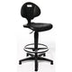 Silla giratoria tec 20 encimera plástico poliuretano 42cm negro