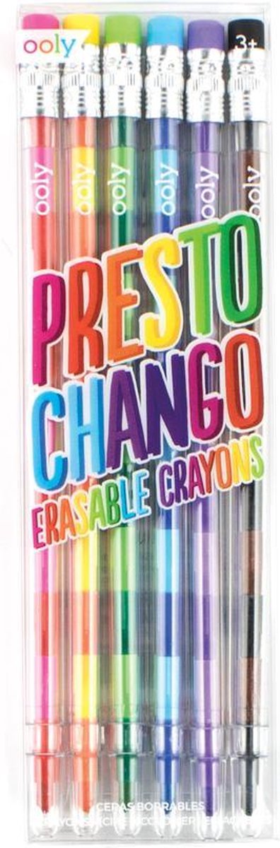 Ooly - presto chango - 6 interchangeable crayons