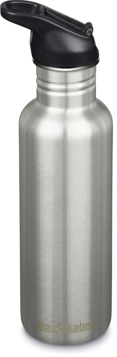 KLEAN KANTEEN BEINKING BOTCHE - Classico - Sportdop con flip - inossidabile spazzolato - 800 ml