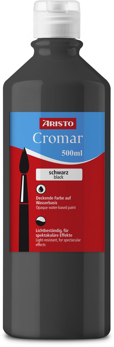 Aristo verf - cromar - 500ml - zwart - ar-30870