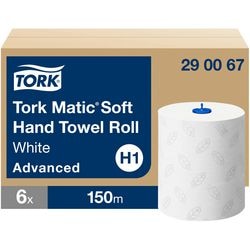 Rollo de toalla tork h1 matic advanced blanco 2 capas