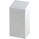 Prullenbak metaal 34x26x70cm 50l wit