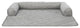 Trixie sofa cesta nero muebles protector gris