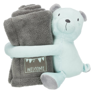 Trixie Junior Play SET Crovet e Bear Grey Mint Green