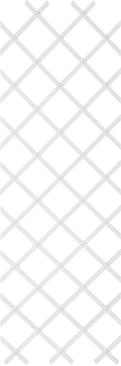 Nature Nature Garden Slat Work 50x150 cm PVC White 6040701