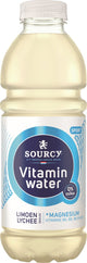 Sourcy - Acqua vitaminica - Litchi al lime - 6 x 1 litro - Confezione risparmio