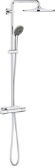 Grohe vitalio joy 310 regendouche - ø 31 cm - inclusief thermostaatkraan en planchet - met cooltouch technologie - chroom