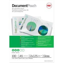 Laminating pouches acco a5 250 micron 100 pieces