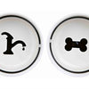 Trixie Food Bowl Bere Binking Set Set Mangia sui tuoi piedi Bianco Nero
