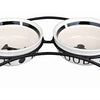 Trixie Food Bowl Bere Binking Set Set Mangia sui tuoi piedi Bianco Nero