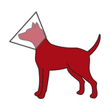 Trixie Protective Collar con plastica in velcro trasparente - afbeelding 2