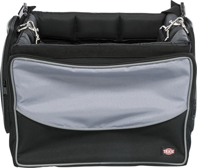 Cesto di biciclette Trixie per grigio nero di nylon