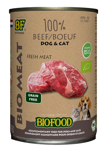 Biofood Organic Dog 100% Beef Tin