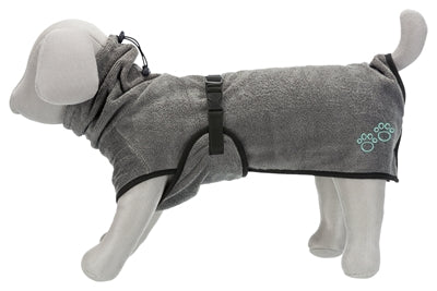 Trixie accappatoio per cani in spugna grigio