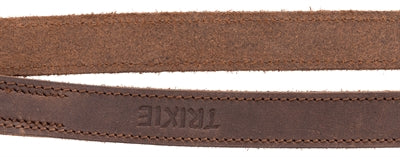 Trixie Dog Leash Rustic Regolabile in pelle grassa marrone scuro