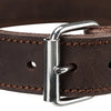 Trixie halsband hond rustic vetleer donkerbruin
