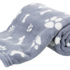 Trixie Dog Blanket Kenny Fleece Bone Gambe Blue