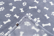 Trixie Dog Blanket Kenny Fleece Bone Gambe Blue - afbeelding 3