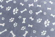 Trixie Dog Blanket Kenny Fleece Bone Gambe Blue - afbeelding 4