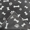 MANUDA DE PAR TRIXIE Kenny Fleece Pierras de hueso Gris