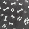 MANUDA DE PAR TRIXIE Kenny Fleece Pierras de hueso Gris