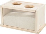 Trixie zandbad voor muizen hamsters hout - afbeelding 1