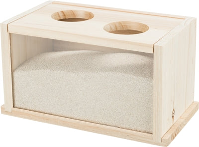 Trixie Sandbad per topi criceti in legno