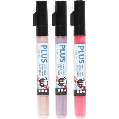 Plus Color Paint Stifts - Fuchsia, Dusty Rose, Dark Lila