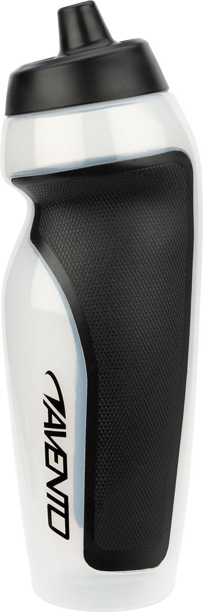 Avento sportbidon - glymur - transparant zwart - 0,60 l