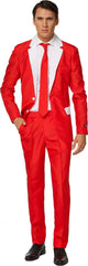 Suitmeister santa outfit - mannen kostuum - kerst - rood - maat xxl