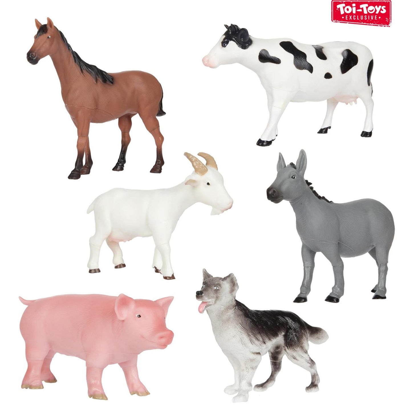 Toi-toys toi toys groot zacht boerderijdier