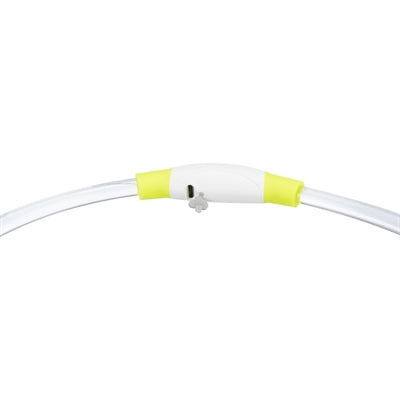 Trixie Collar USB Flash Light Luminous ricarica TPU Green
