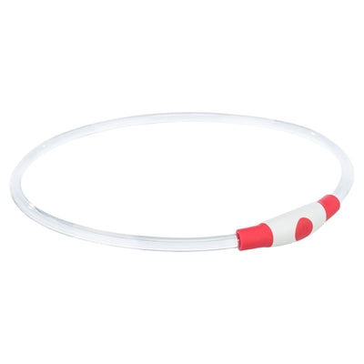 Trixie Collar USB Flash Flash Luminoso TPU Red