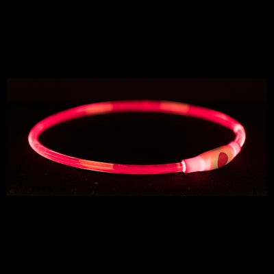 Trixie collar USB flash light luminous rechargeable TPU Multi