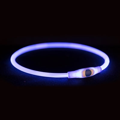 Trixie collar USB flash light luminous rechargeable TPU Multi