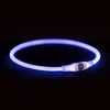 Trixie Collar USB Flash Luz Luminoso TPU recargable Multi