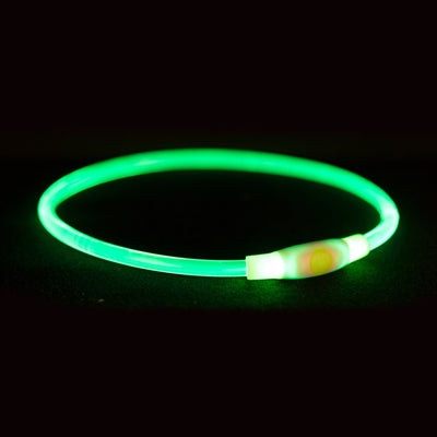 Trixie collar USB flash light luminous rechargeable TPU Multi