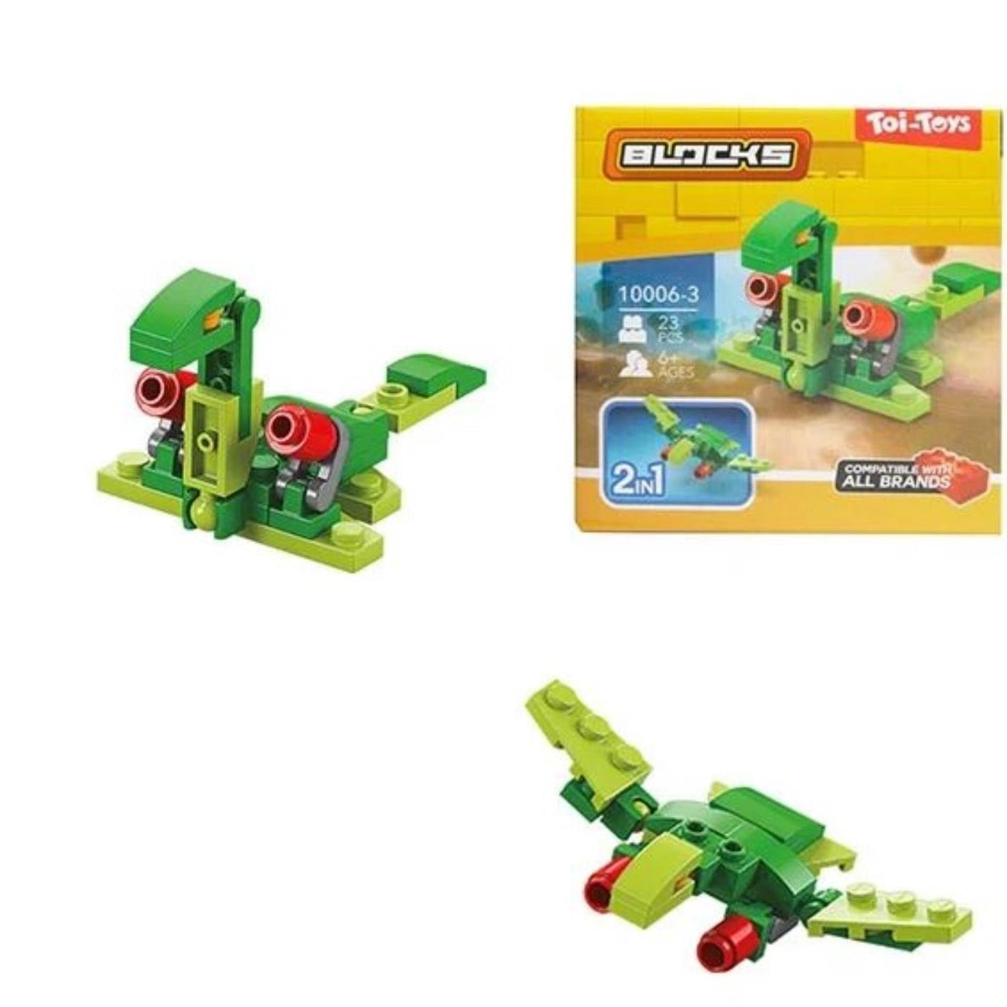 TOI TOYS BLOCKS BUILD Stones Robot