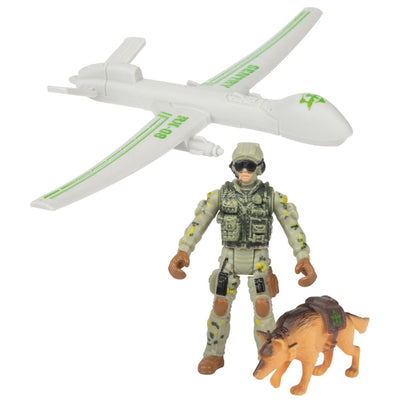 Toi-toys toi giocattoli alfafox set da gioco militare m