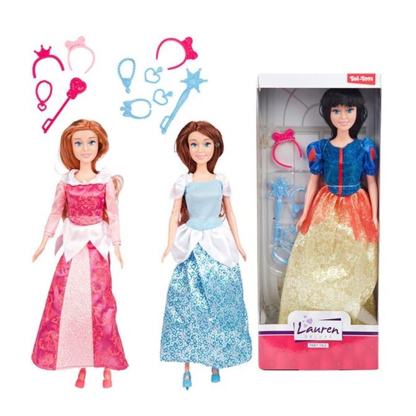 Toi-toys muñeca adolescente lauren princesa de cuento de hadas