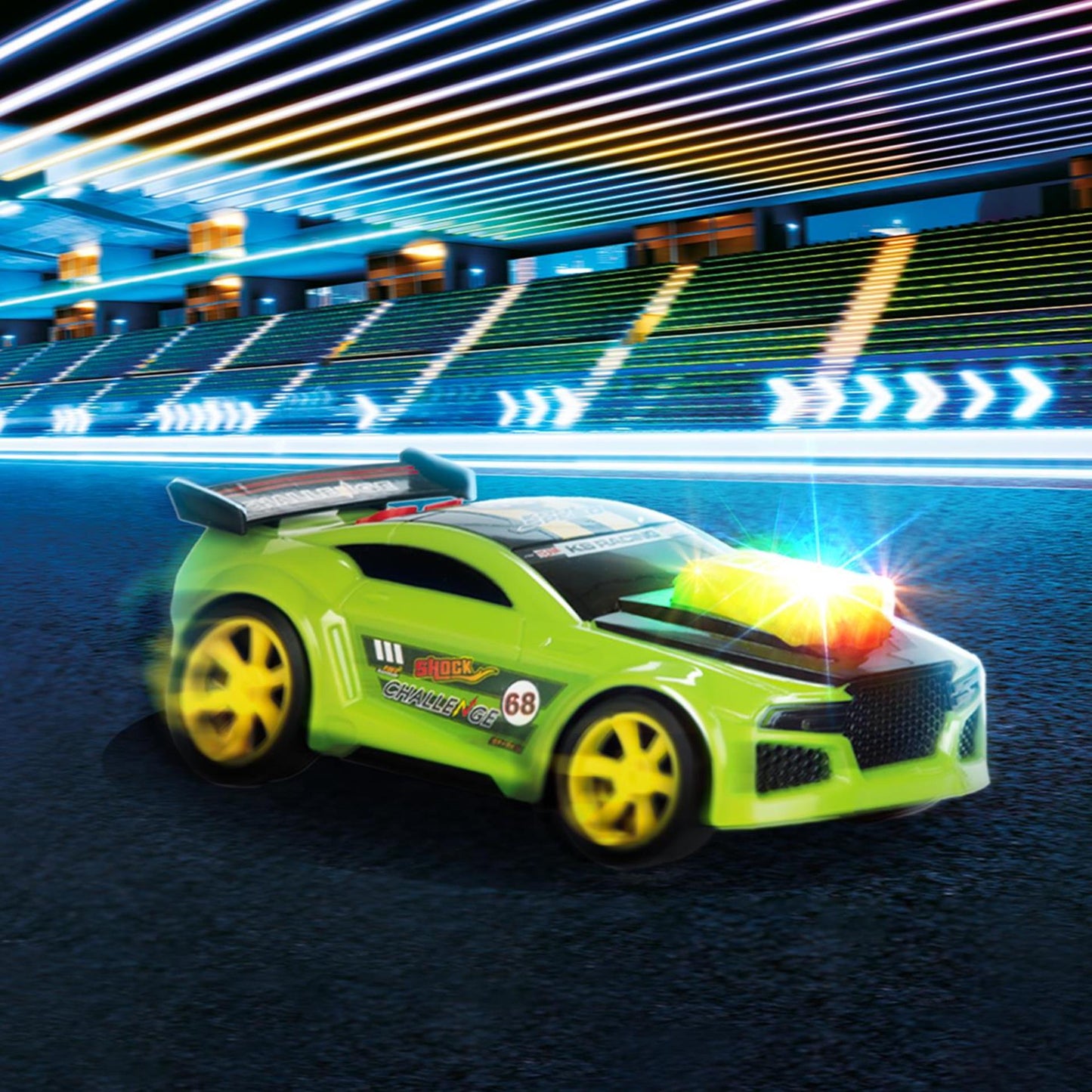 Toi-toys Vehicool Rally Auto con luce e suono
