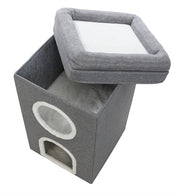 Trixie krabpaal cat tower saul grijs - afbeelding 4