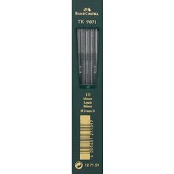 Ricarica matita tk 9071 b farber castell nero 10 pezzi tk 9400 tk 9500