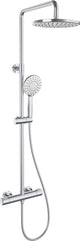 Plieger voda - compleet thermostatisch douchesysteem - chroom