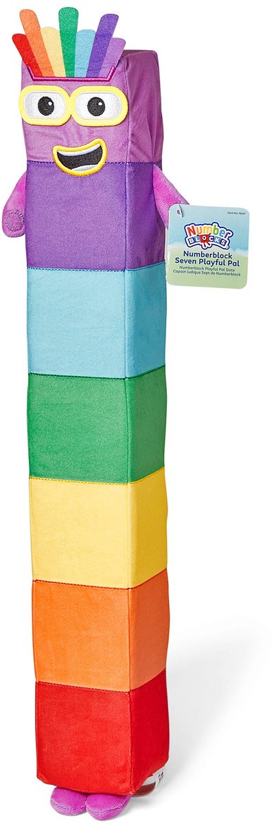 Risorse didattiche numberblocks® Seven - peluche - da 18 mesi